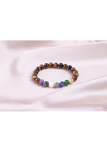 Kaplangözü Çakra Bileklik (Toprak Grubu) Çok Renkli