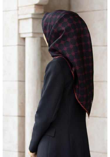 Vissona Twill İpek Eşarp - 52033 - 0001-0017 - 0001-0017