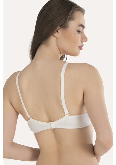 Nbb Kadın Beyaz Çıkarılabilir Destekli Mikro Sütyen Beyaz