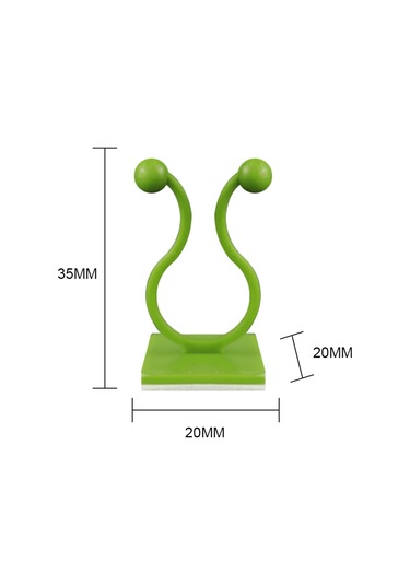 Singree Bitkiler İçin Yapışkanlı Duvar Askısı - 50 Adet Abs Malzeme, Çok Amaçlı Kullanım