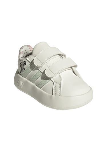Adidas Grand Court Dıno Cf I Bebek Spor Ayakkabı Beyaz Jı3898-b Beyaz