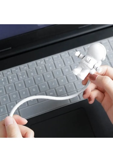 Usb Astronot Gece Lambası, Masa Lambası, Kitap Okuma Lambası Işığ Çok Renk