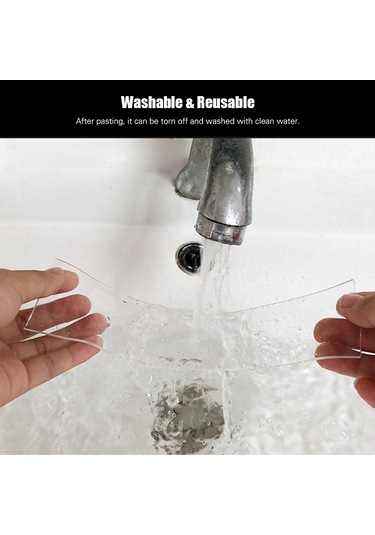 Konesam Transparan Akrilik Nano Bant - Yıkama Uygun Sürekli Yetenekli Çift Taraflı Bant 30mm X 3m X 2mm