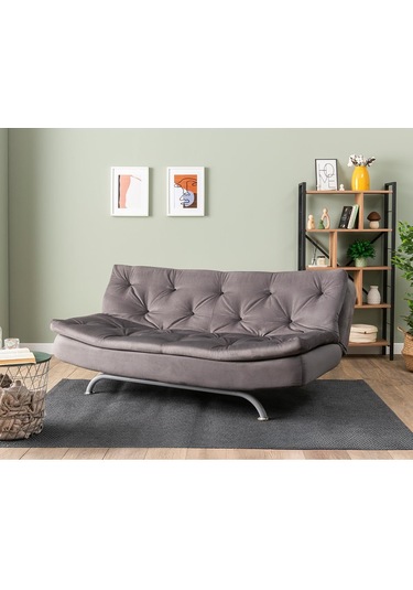 Pafu Rivo Üçlü Yataklı Koltuk - Soho Gri Gri