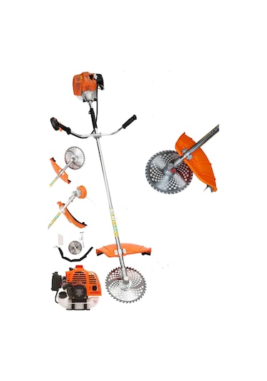 Kraft Hart Yan Tipi Benzinli Motorlu Ot Çalı Tırpanı Çim Biçme