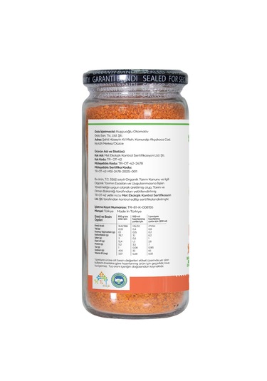 Organik Bebek Tarhanası 400 G +6 Ay Pestisit Raporlu