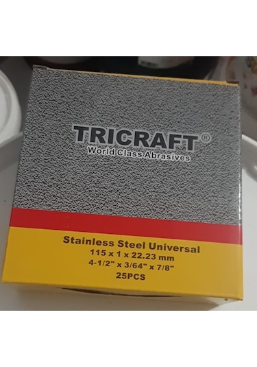 Tricraft İnox 100 Adet 115 X 1 Mm Kesici Taş Toptan