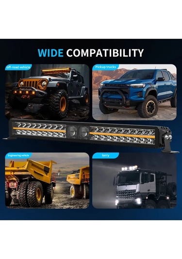 105 Cm Off Road Led Bar Pozisyon Lambalı Tampon Tepe Panjur İçi Kaput Çalışma Lambası - Premıum Ürün