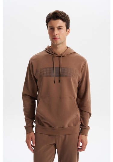 Arma Erkek Slim Fit Baskılı Kapüşonlu Kanguru Cepli Interlok Sweatshirt %80 Pamuk %14 Polyester %6 Elastane K30254685202 Kahverengi Arma Erkek Slim Fit Baskılı Kapüşonlu Kanguru Cepli Interlok Sweatshirt %80 Pamuk %14 Polyester %6 Elastane K30254685202 Kahverengi