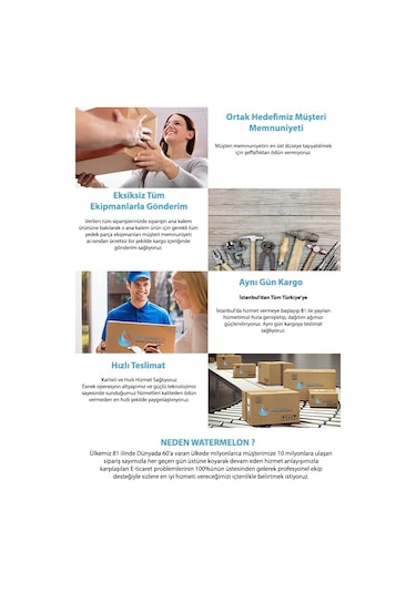 Watermelon Su Arıtma Cihazları Mat Housing İçin Üst Kafa Parçası