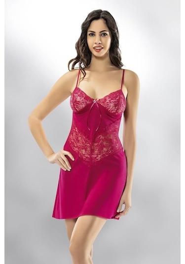 Kota Bayan Dantelli Gecelik Takımı 6202 (506275491)