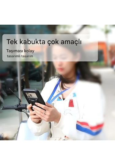 Cepini BS-01 Bisiklet Telefon Tutucu – Gidon Bağlantılı, 360° Dönebilir, Evrensel Uyum