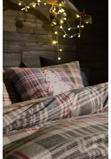 Flanel Nevresim Takımı Wendy Tek Kişilik Krem Krem