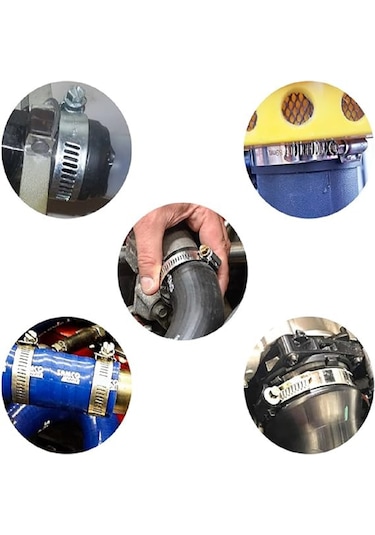 Hortum Boru Kelepçesi Ayarlı Erbi 16x23 - 5 Adet