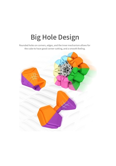 Moyu Megaminx Magnetic Cube - Mıknatıslı Stickersız Akıl Zeka Rübik Küp