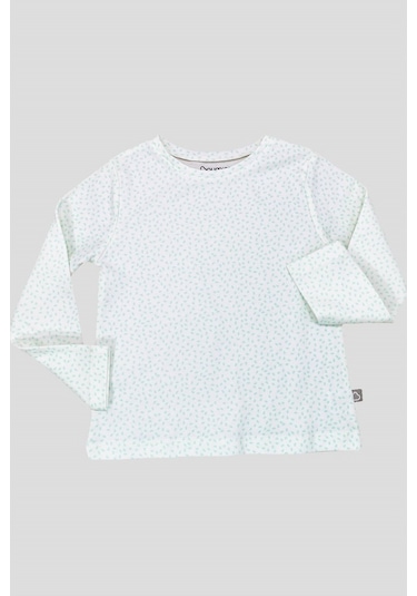Boumini Bebek Ve Çocuk Pijama Takımı Yapraklar Mint