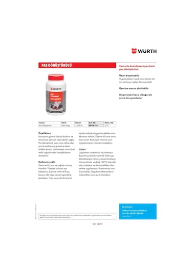 Pas Dönüştürücü 1 Litre