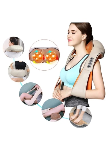 Qasul Ovmalı Asmalı Boyun Sırt Ve Vücut Masajı Güçlü Ovmalı Masaj Aleti Krem