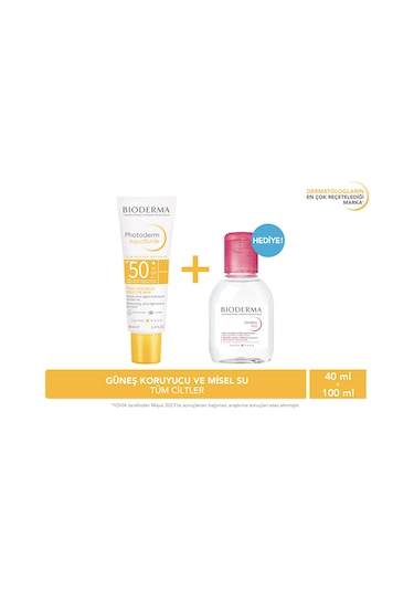 Bioderma Photoderm Aquafluid SPF50+ 40 ML + Sensibio H2O 100 ML