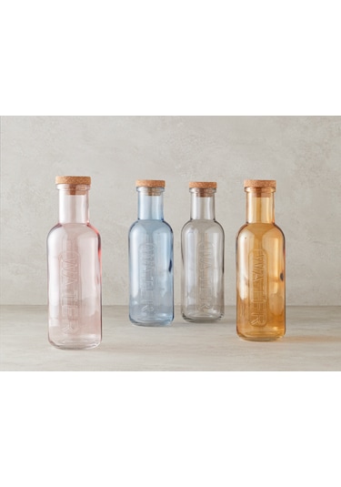 English Home Marcus Cam Su Şişesi 1000 Ml Sarı