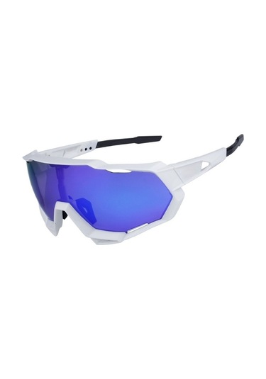 Pvc Unisex Polarize Bisiklet Gözlükleri - Rüzgar Geçirmez Tam Çerçeveli
