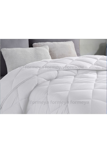 Formeya Beyaz Tek Kişilik Yastık ve Yorgan Seti 155X215