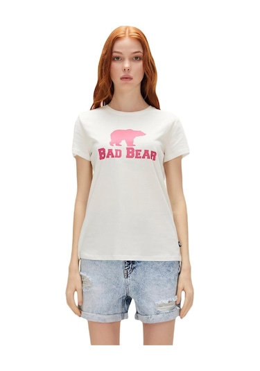 Bad Bear 21.03.07.010-C127 Logo Tee Kadın T-Shirt 001