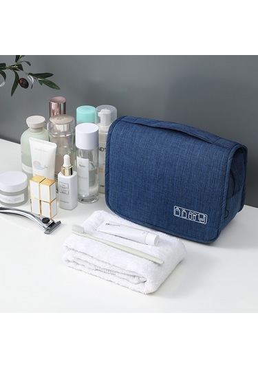 Sones Çok İşlevli Taşınabilir Kanca Tipi Seyahat Yıkama Saklama Çantası Kozmetik Çantası Mor Mor