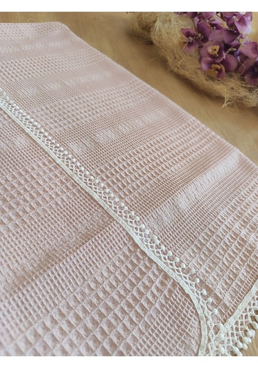 Bebek Battaniyesi Bebek Örtüsü Puset Örtüsü Çok Amaçlı Bebek Pikesi Mevsimlik Hediyelik 80x90 Cm Pudra