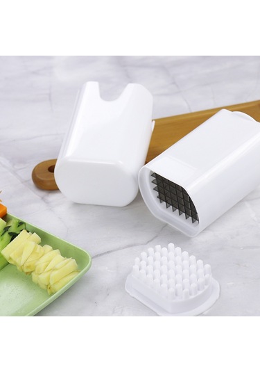 Patates Kızartması/sebze Kesici Bıçaklı - Beyaz 9.5,zqkla Diğer