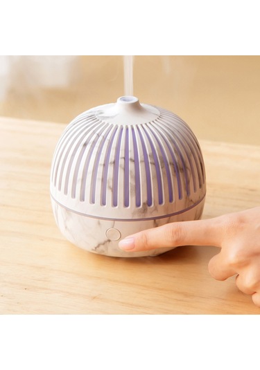 Leezsing 180ml Uçucu Yağ Difüzörü Buharlı Nemlendirici Difüzör 7 Renkli Işıklar Sessiz Otomatik Kapanma Nemlendirici Usb Powered