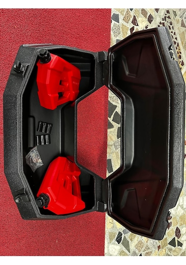 Arwic 180 Atv Çantası & 2 Adet Segway 5lt Benzin Bidonu Set Siyah