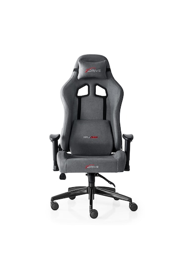 xDrive 15'li Plus Profesyonel Kumaş Oyuncu Koltuğu Gri - Siyah