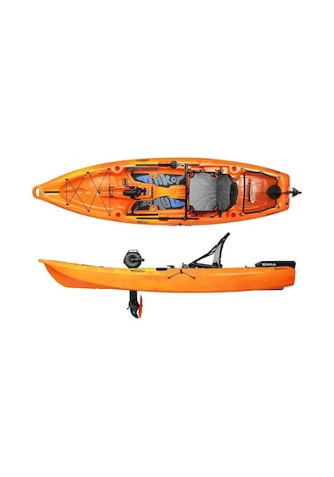 Seaflo Tek Kişilik Pedallı Kano Turuncu