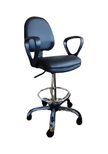 Bar Taburesi Kolçaklı Çember Ayaklı