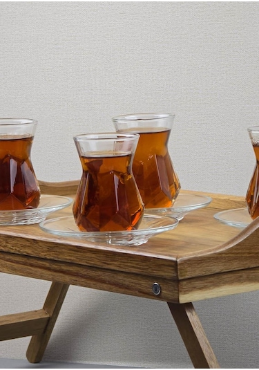 Akasya Tepsi - Açılır Kapanır Ayaklı Tepsi - 50x30 Cm