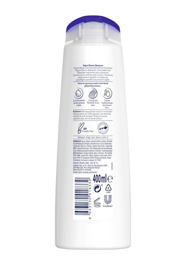 Dove Yoğun Onarıcı Şampuan Yıpranmış Saçlar İçin 400 ML