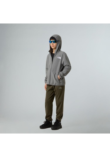 The North Face Teen Glacıer 1/4 Fermuarlı Genç Çocuk Glacier Polar Nf0a8cvfcqı1 Gri