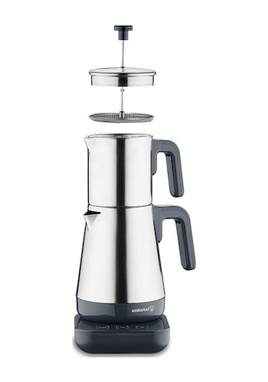 Korkmaz A850-01 Moderna Elektrikli Çay Makinesi French Press Özel