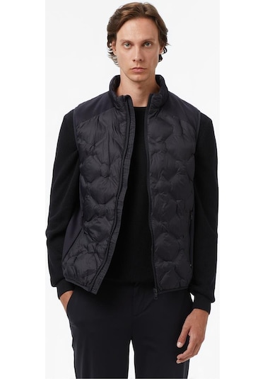 Nautica Erkek Siyah Regular Fit Yelek-11481 0tb-siyah