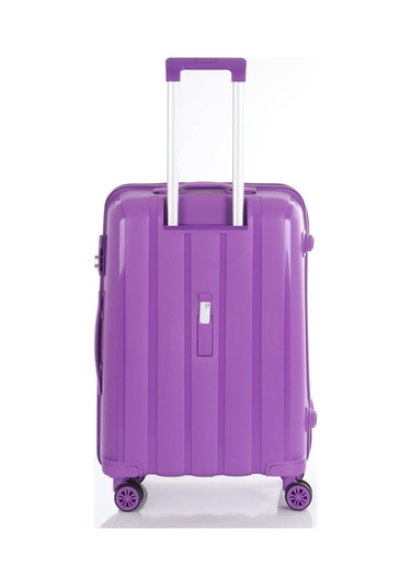 Mçs Polipropilen 3lü Valiz Seti Büyük & Orta & Makyaj V305 S21yy1000078-set 00014 Mor