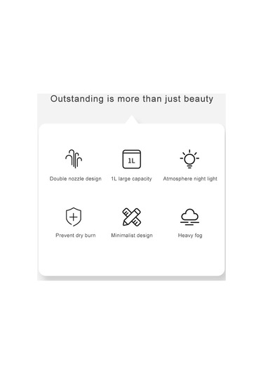 Dancemonkey Y10 Pist Çift Jet Nemlendirici Renkli Marquee Gece Lambası Ev Ofis İçin 1l Hava Temizleme Cihazı Pembe