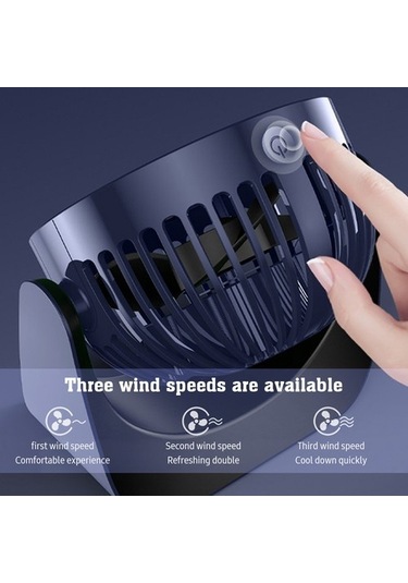 Yeni Öğrenci Yurdu Usb Şarj Edilebilir Mini Beyaz Taşınabilir Sessiz Fan O7fezc Beyaz