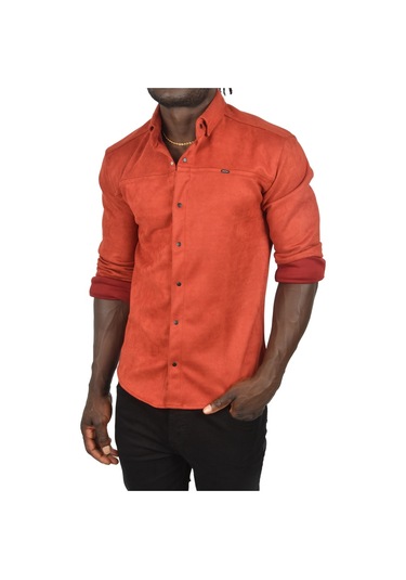 Deepsea Erkek Kiremit Rengi Çıtçıtlı Süet Gömlek 2500556 Kiremit Deepsea Erkek Kiremit Rengi Çıtçıtlı Süet Gömlek 2500556 Kiremit