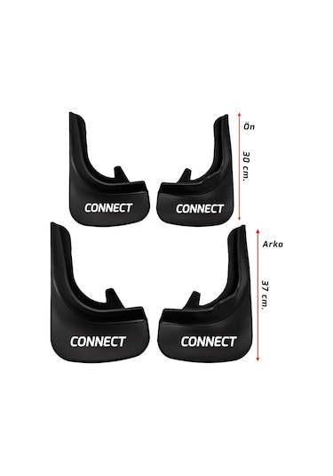Ford Connect Paçalık Tozluk Çamurluk Ön Arka 4'lü Set