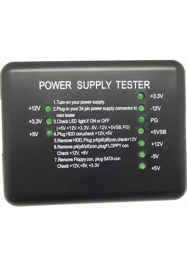 Necipbilgisayarltd Power Supply Test Etme Cihazı Psu Tester