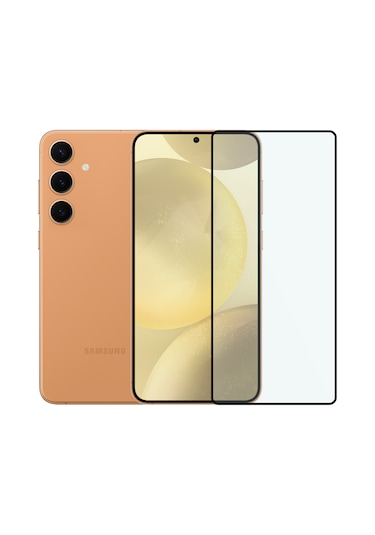 Safeus Tam Kaplayan Parmak İzi Bırakmayan Safir Ekran Koruyucu Cam , Samsung S24 Plus İle Uyumlu