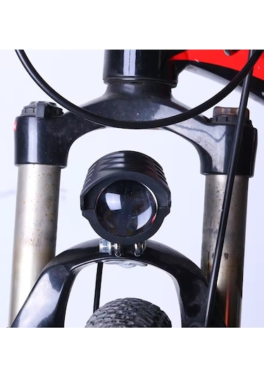 Led Far Elektrikli Scooter Farı Elektrikli Motosiklet E Bisiklet Far + Korna 36v-60v-uyumlu