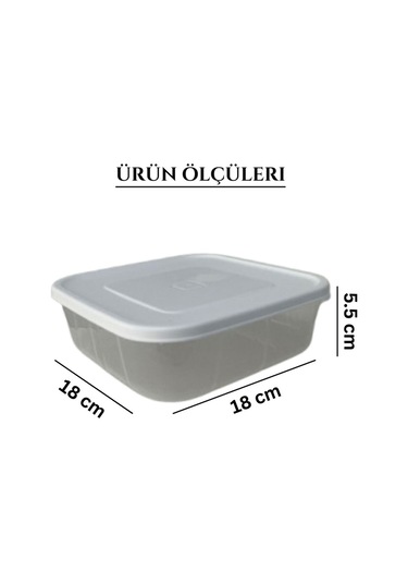 6 Parça Sızdırmaz Saklama Kabı 1.4 Lt - Bej Bej