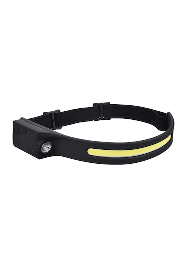 Shineyee Usb Şarjlı Led Far, 230 Derece Geniş Görünüm, 150ft Uzaklık, 5 Işık Modu, El Hareketi Sensörü, Ipx4 Su Geçirmez, Spor Outdoor Kullanıma Uygun Siyah